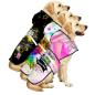 Preview: Hunde Regenmantel mit Lieblingsotiv von RBC - Hunderegenmantel, Wasserfest, bunte Popart Hundemotive